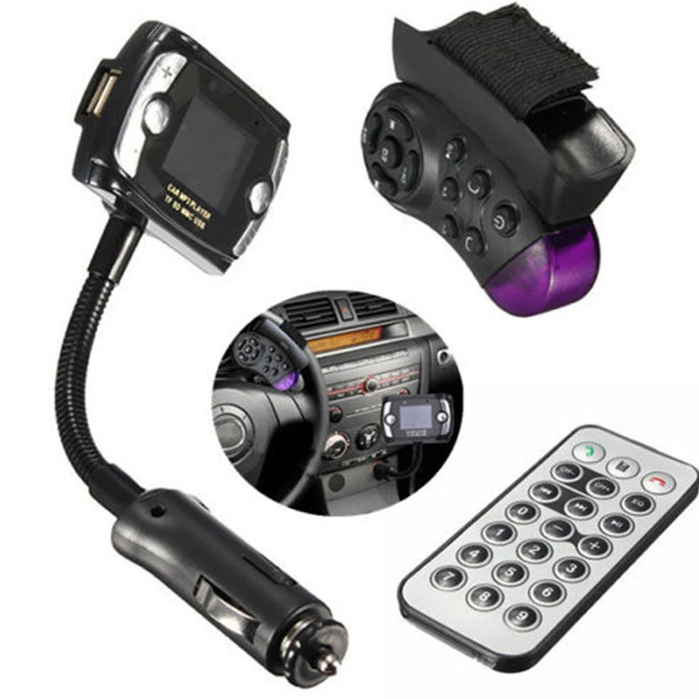 Bluetooth ЖК дисплей Автомобильный комплект MP3 плеер fm передатчик модулятор USB