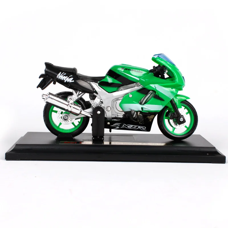Мотоциклетный велосипед MAISTO 1:18 Kawasaki Ninja ZX 12R модель под давлением игрушка новинка