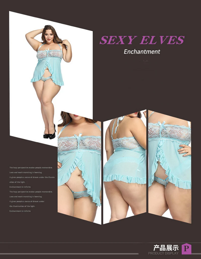 3XL, женское белье, кружевное Ночное платье, мини, сексуальное, ночная рубашка, Ropa, сексуальная, Para El Sexo, Синяя Женская одежда, ночное белье