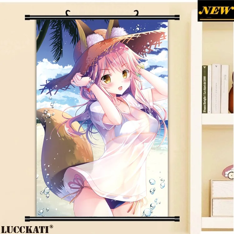 40X60 см Fate grand order Fate/go Fgo нарисованная Аниме Картина Настенная плакат в рулоне Ткань