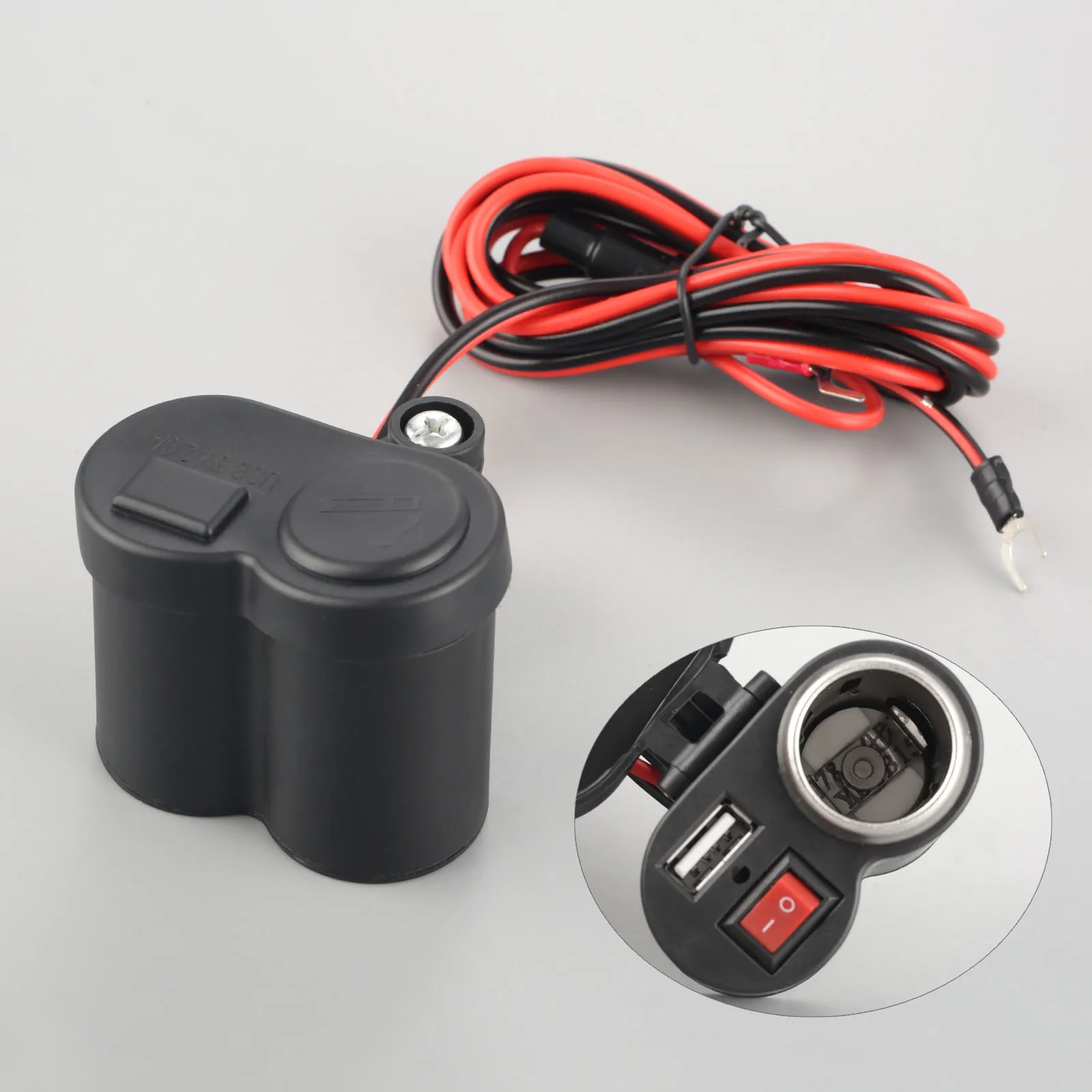 Автомобильная мотоциклетная велосипедная Водонепроницаемая прикуриватель