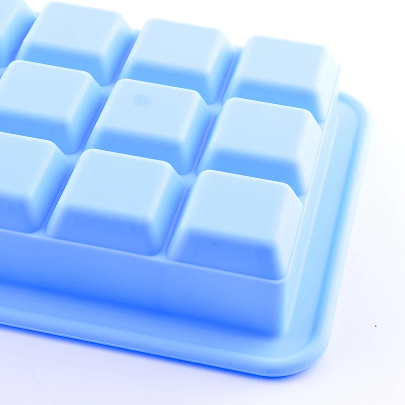 DIY площадь силикона лед решетки формы с крышкой льда замороженные внесении