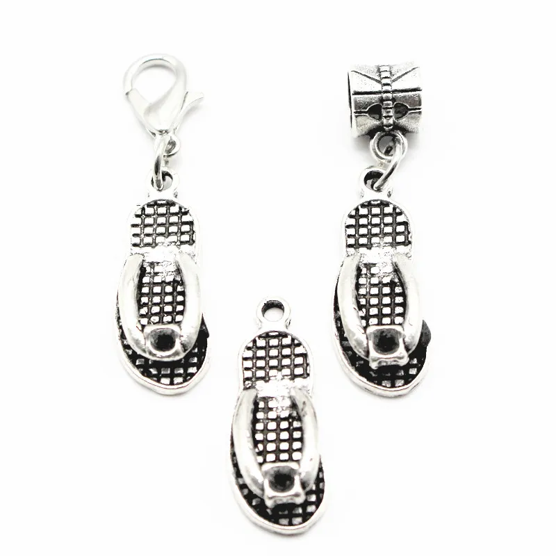 

20pcs/lot Alloy Heart Dangle Charms Lobster Clasp Hanging Charm For Bracelet&Pendant Floating Charms Jewelry