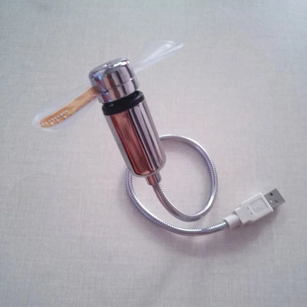 Портативный мини USB вентилятор время часы гаджеты гибкий светодиодный кулер для ноутбука ПК ноутбук регулируемый дисплей времени вентилятор охлаждения