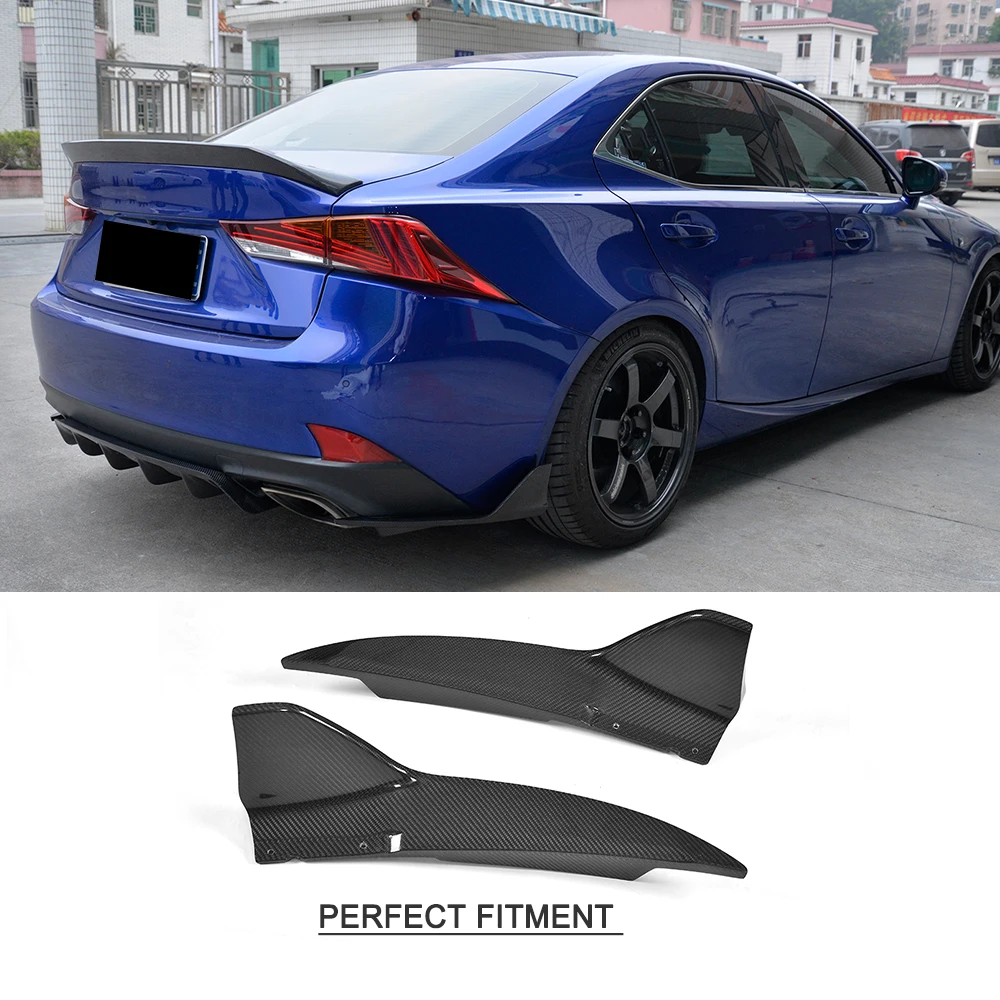Углеродное волокно гоночные задние разветвители губы фартуки для Lexus IS F Sport Sedan 4 двери только