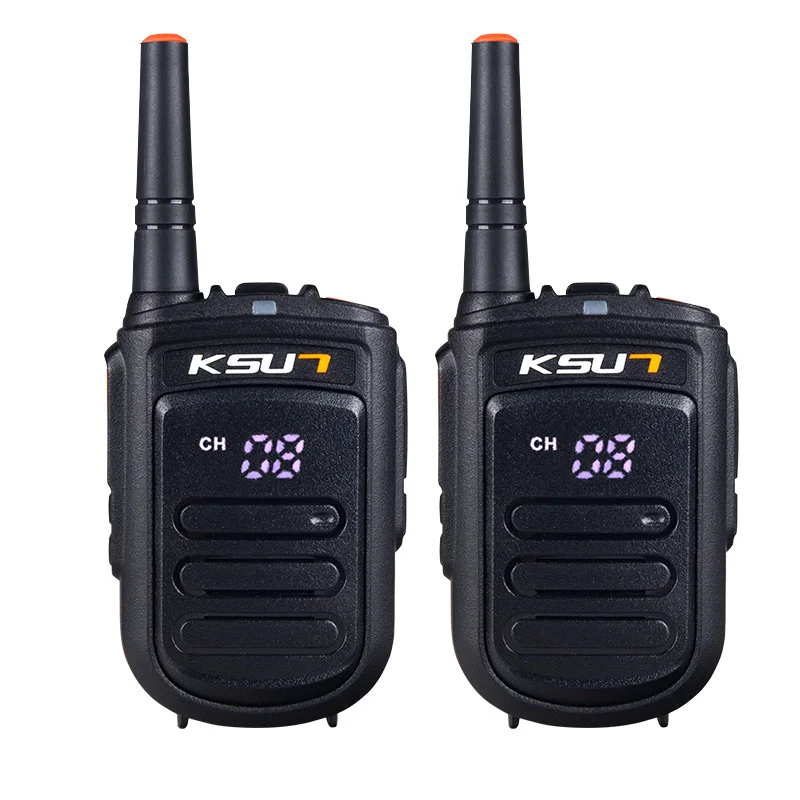 black 2 шт. KSUN X-35TFSI рация 8 Вт ручной Pofung UHF 8 Вт 400-470 МГц 128CH двухстороннее портативное CB радио - Цвет: black