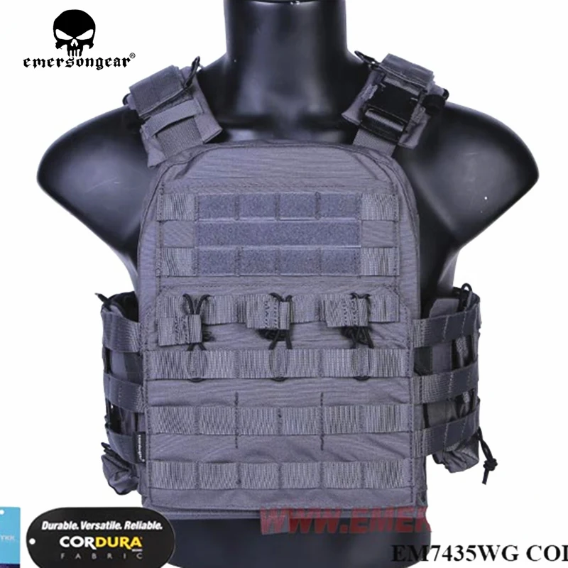 Emerson тёмно синяя клетка переноска NCPC жилет EmersonGear тактический мягкий