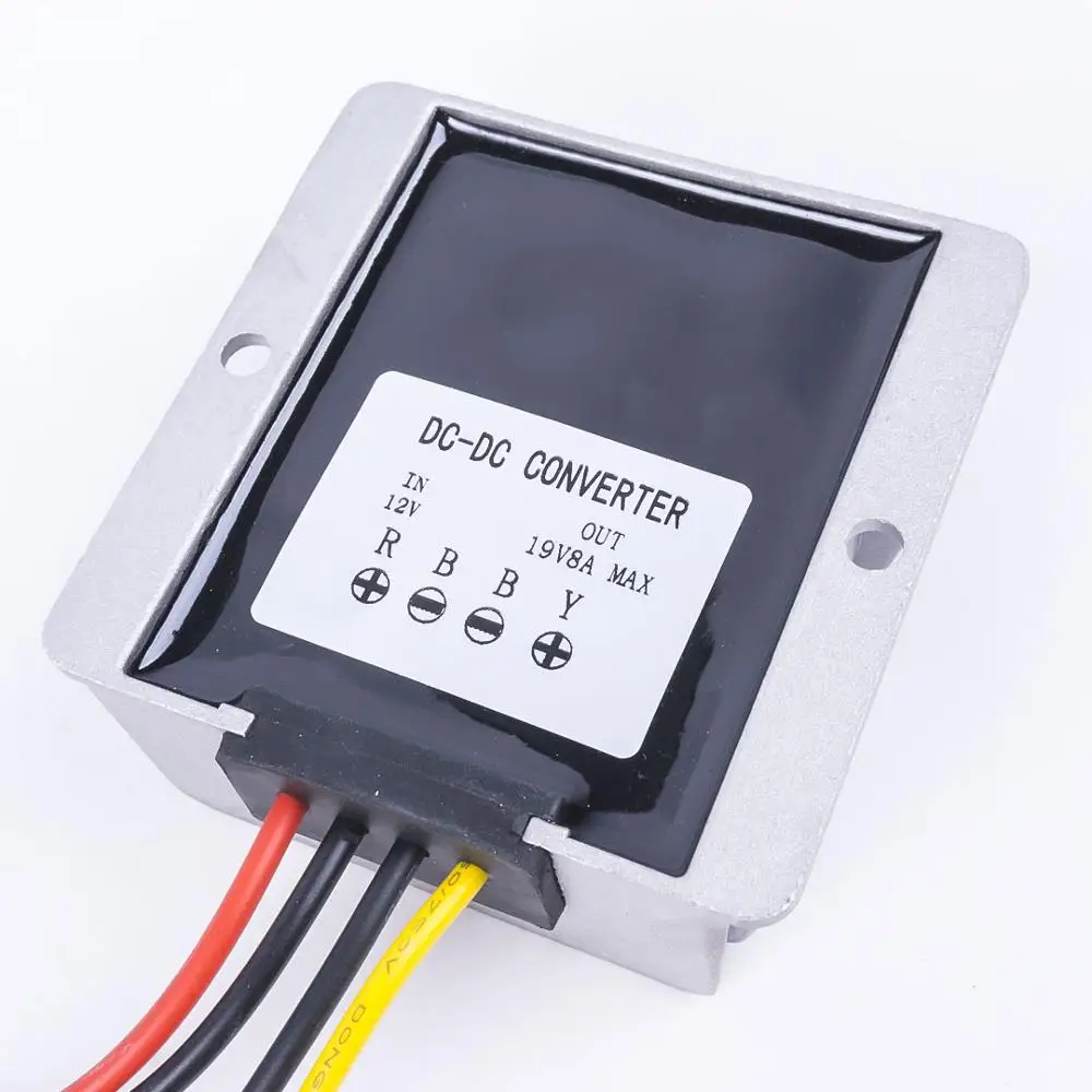 12V TO 19V 8A Мини 12V TO 19V 3A 5A 8A 10A 15A Boost DC преобразователь Водонепроницаемый конвертер гольф-кары редуктор Высокое качество: RCNUN CE по ограничению на использование опасных материалов в производстве - Цвет: 12V TO 19V 8A