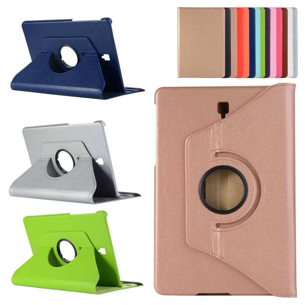 Кожаный чехол-книжка с поворотом на 360 градусов и подставкой для Samsung Galaxy Tab S4 10 5 |