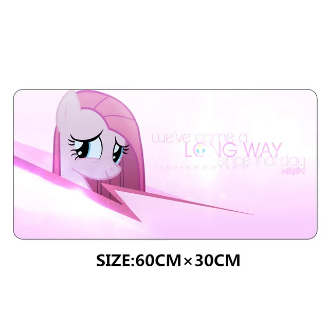 7 Большой коврик для мыши, 60*30 см, XL, My Little Pony, игровой коврик с героями мультфильмов, Лидер продаж, коврик для мыши для компьютера, ноутбука, настольные коврики - Цвет: 7