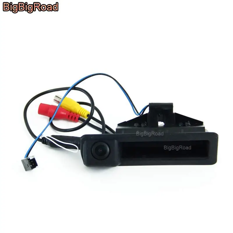 Камера заднего вида BigBigRoad для BMW 5 M5 E39 E60 E61 / 3 E90 E91 E92 E93 320i 335i|trunk handle|backup reverse cameracar rear