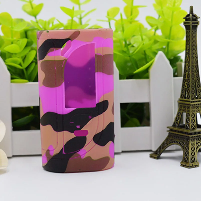 Eleaf iKonn 220 силиконовый чехол для кожи и силикона, чехол/обертка/Обложка для Eleaf iKonn 220W коробка мод в воде наклейка поверхность - Цвет: pink army