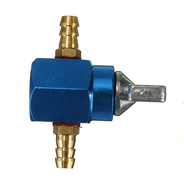 1PIECE UNIVERSAL 6MM MOTORCYCLE DIRTBIKE ATV IN-LINE PETROL On-OFF FUEL TAP SWITCH - BLUE | Автомобили и мотоциклы