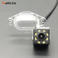eemrke 8 led car camera hd ccd night vision rear view backup parking vehicle camera for nissan x trail xtrail x trail t30