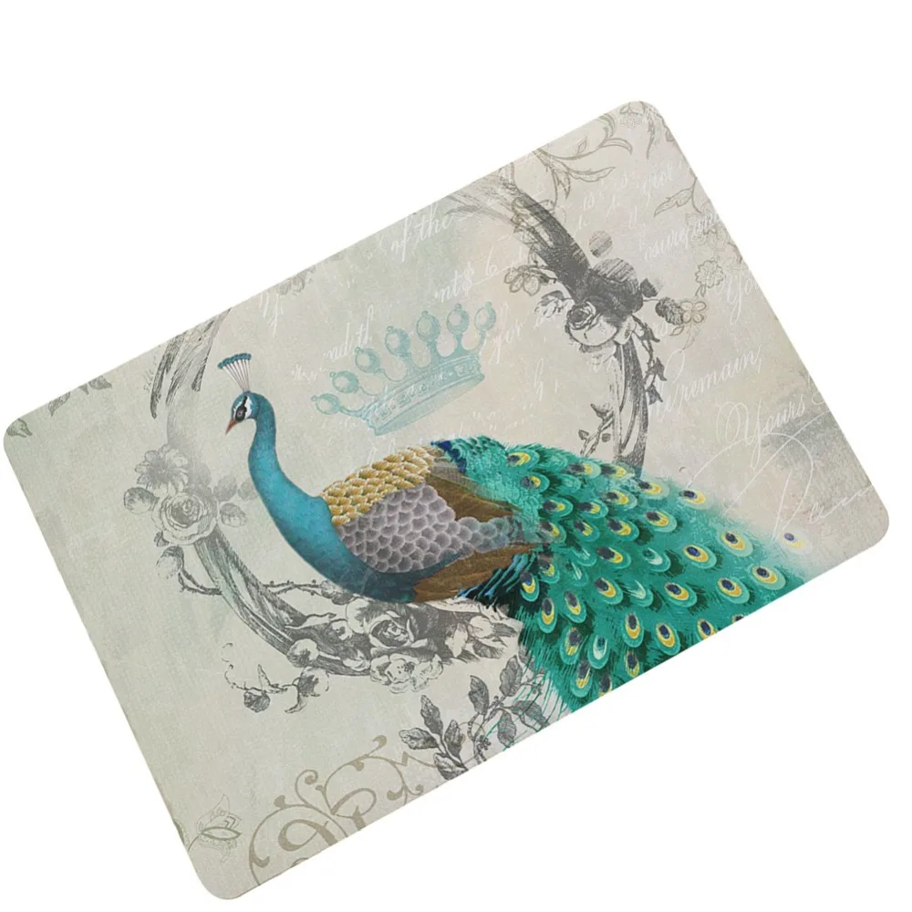 Резиновый коврик для входной двери прихожей с рисунком из мультфильма