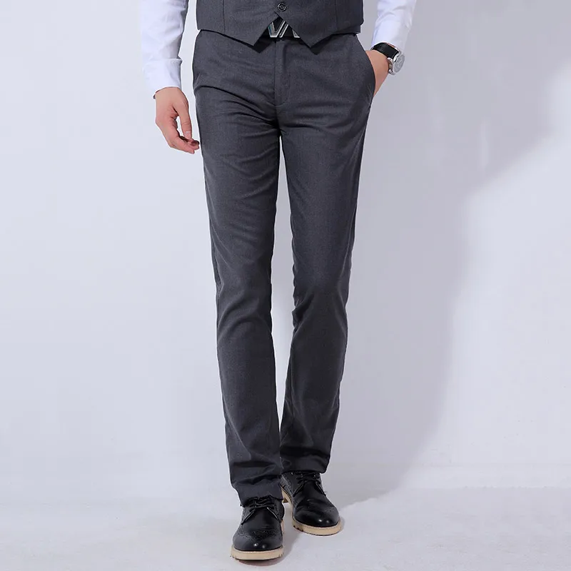 Мужской костюм брюки сплошной цвет большой размер высокое качество мужские