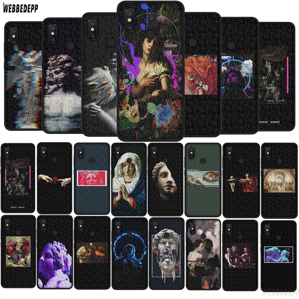 Чехол для телефона из ТПУ с художественной текстурой David lines мягкий силиконовый