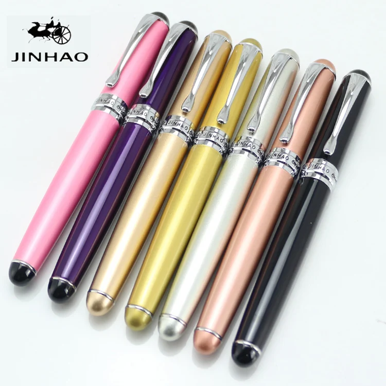 Ручка перьевая JINHAO 750 0 7 мм полностью металлическая из нержавеющей стали|fountain pen|jinhao fountain penjinhao |