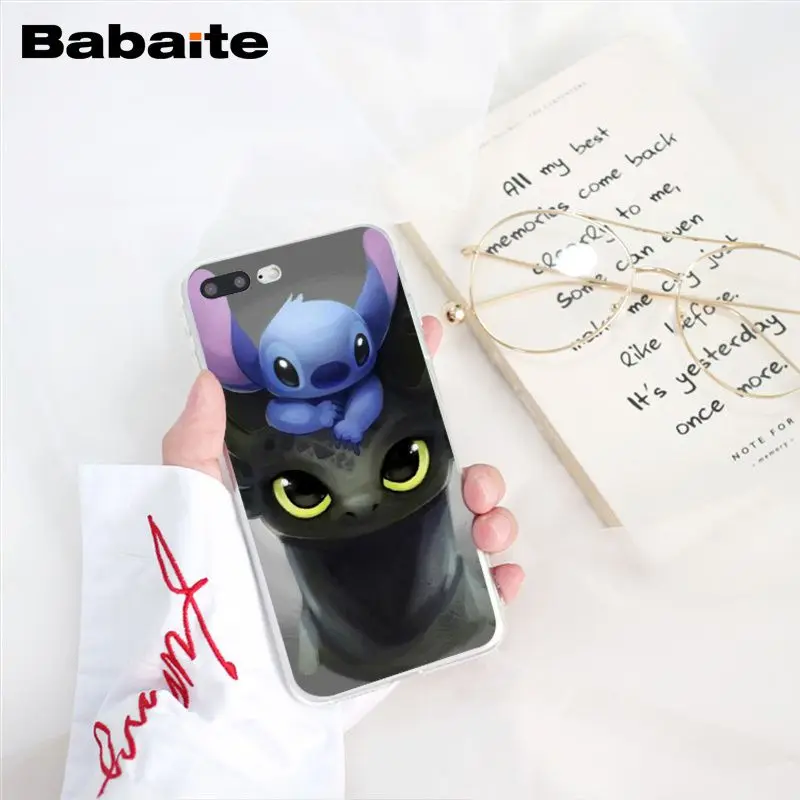 Babaite милый мультфильм Лило Ститч чехол для телефона чехол для iphone 11 Pro 11Pro Max 8 7 6 6S Plus 5 5S SE XR X XS MAX