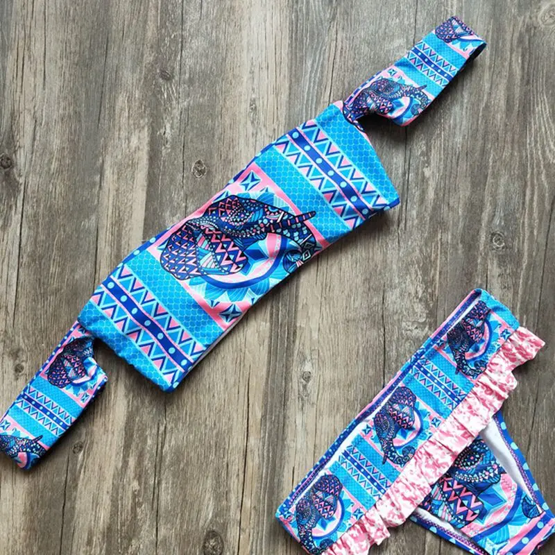 2018 женский купальник пляжная одежда купальный костюм кружевной без бретелек с