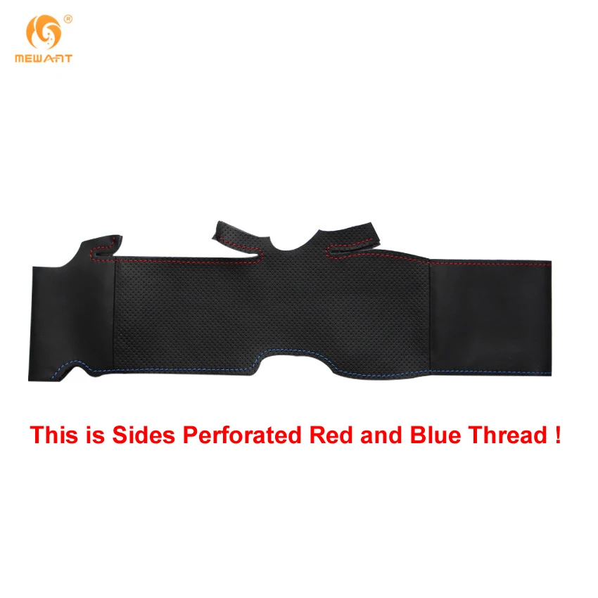 Черный чехол рулевого колеса автомобиля MEWANT из искусственной кожи для BMW E83 X3 2003