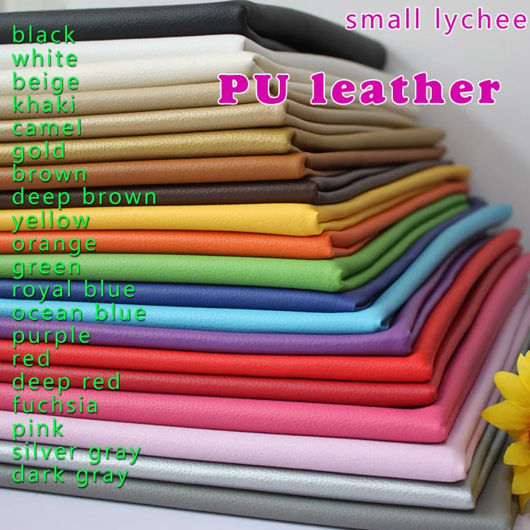 

50x140cm Small Lychee Pu Leather, Faux Leather Fabric, Sewing Pu Artificial Leather. Upholstery Leather