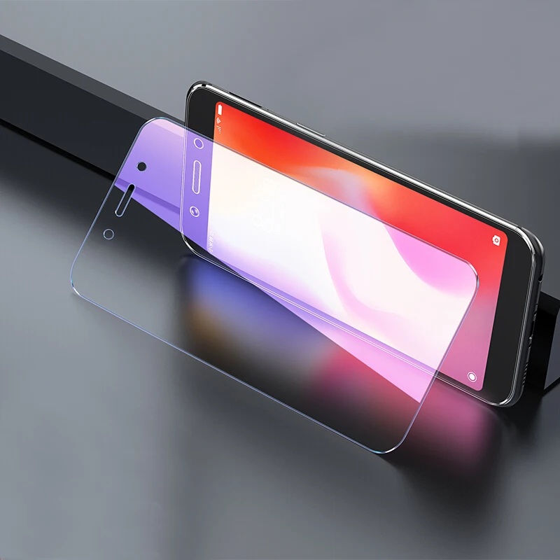 EXUNTON 2.5D 9H фиолетовое анти синее закаленное стекло для Xiaomi mi 8 8SE Lite Pro 8Lite 8Pro