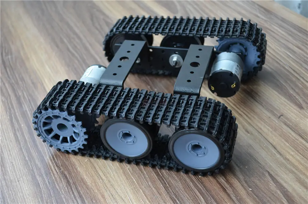 

Robot Tank Car Chassis Tracked Crawler Caterpillar Vehicle DIY Smart Track Car Pedrail For Arduino RC Toy