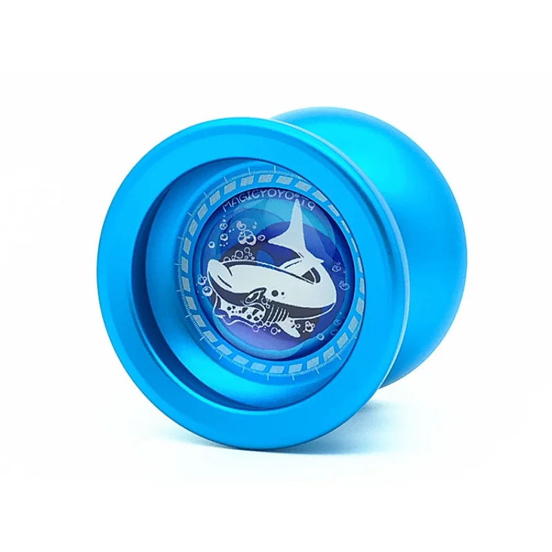 blue MAGICYOYO T9 полированный сплав алюминиевый ответ рециркуляция в режиме реального времени может обновить себя, чтобы продвинутый Профессиональный Йо-Йо - Цвет: blue