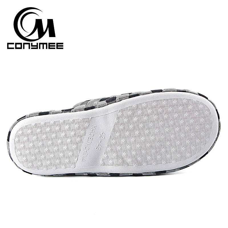 CONYMEE/домашние тапочки зимняя мужская брендовая Повседневная обувь 2018 Модные