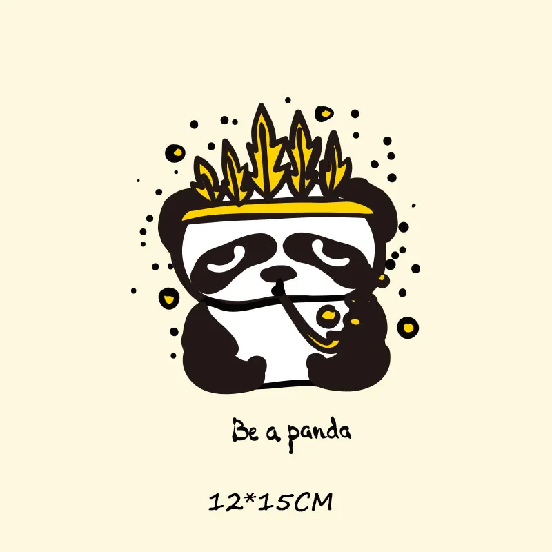 Нашивки ZOTOONE в виде панды нашивки для одежды с а-уровнем моющиеся аксессуары