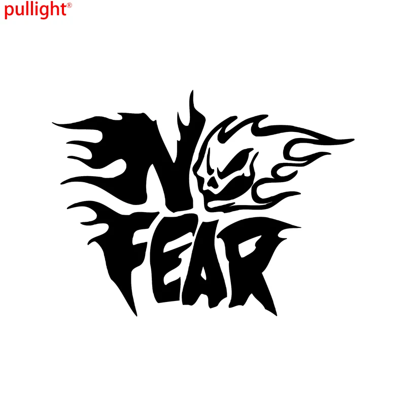 

No Fear Flaming Skull Logo JDM Car Truck Window Laptop Vinyl Decal Sticker