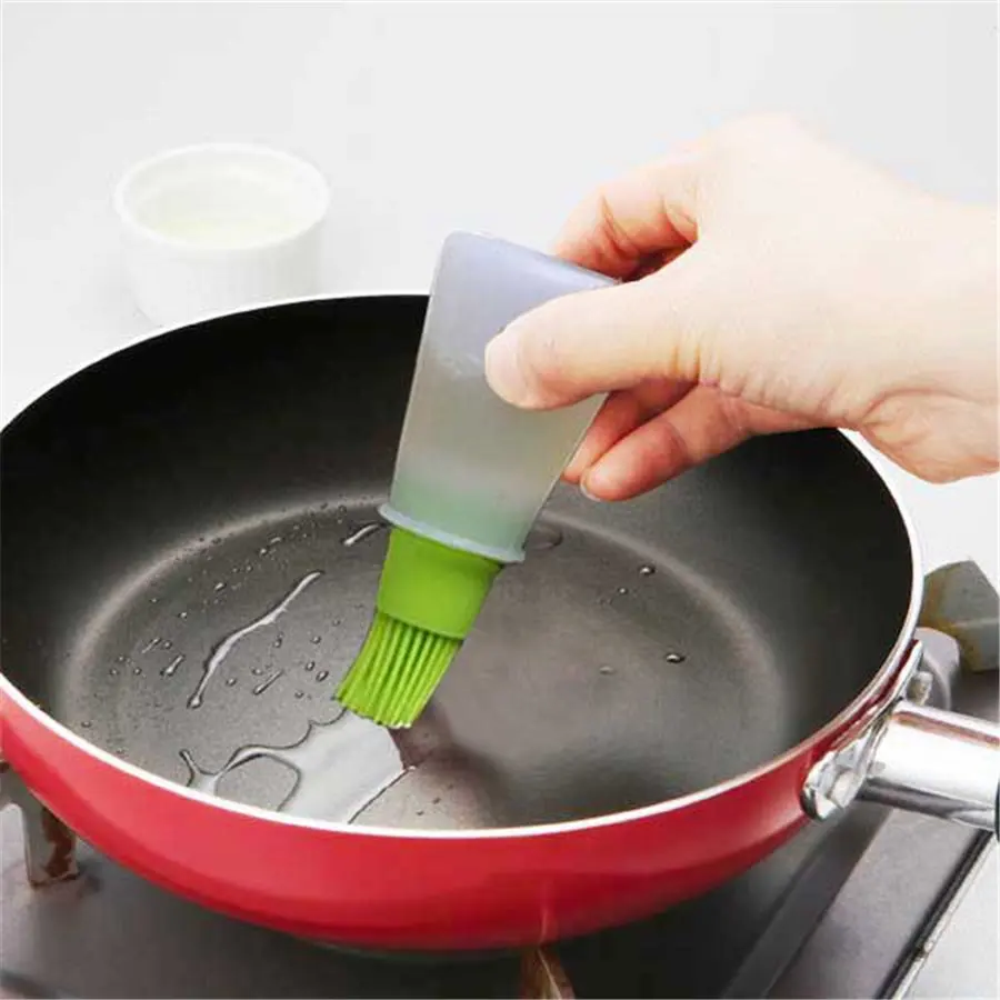 1 шт Силиконовая щетка для выпечки жидкое масло ручка кухонный торт кисточка для масла, хлеба, выпечки инструменты для выпечки приспособление для барбекю безопасные инструменты