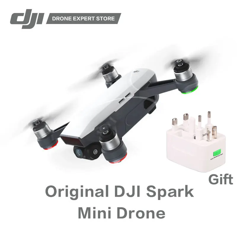 Оригинальный DJI Spark Quadcopter портативный Drone С жестом управление Wi Fi FPV системы 1/2 3