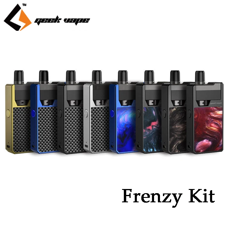 100% оригинальный набор GeekVape Frenzy Pod система Встроенный аккумулятор 950 мАч емкость 2