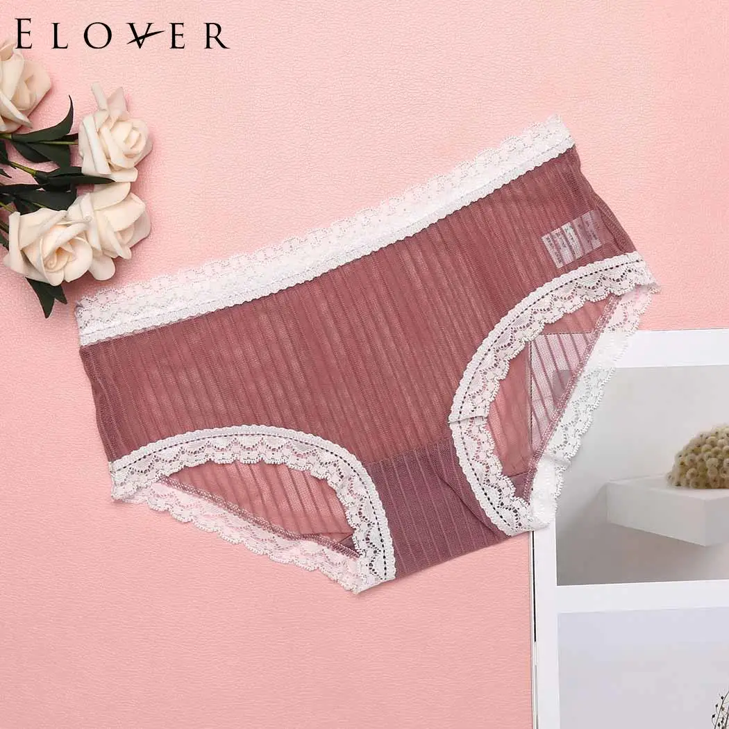 Elover сексуальное нижнее белье бикини лоскутные низкие сексуальные кружевные с