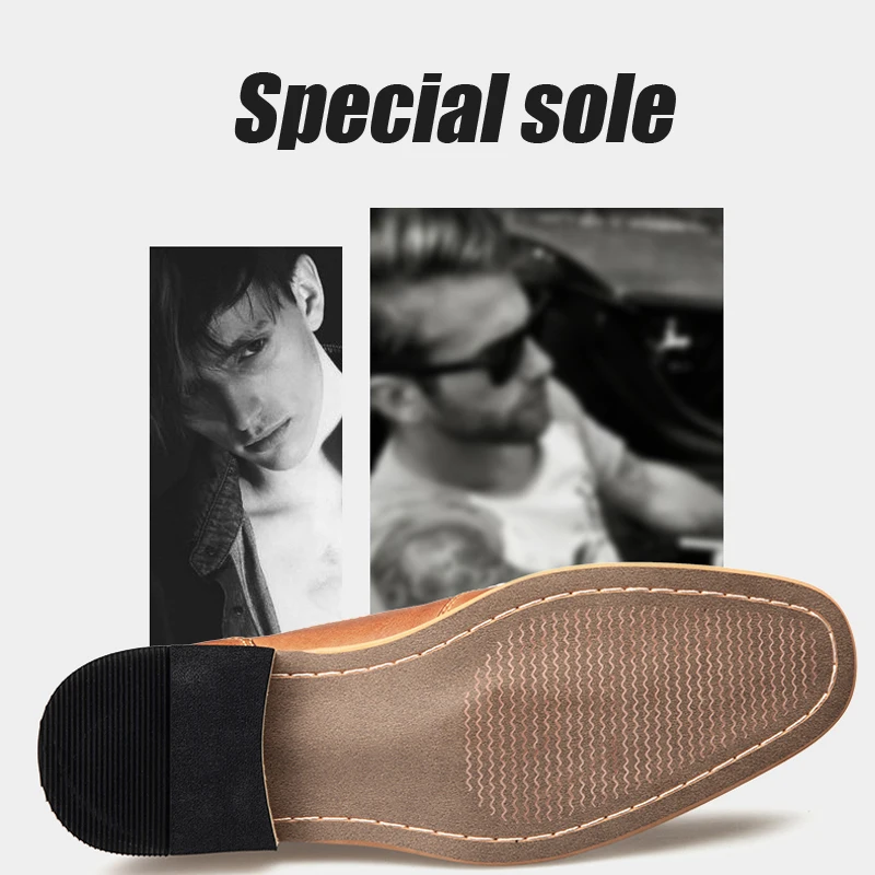 Новинка мужские туфли в деловом стиле ручной работы свадебные из натуральной