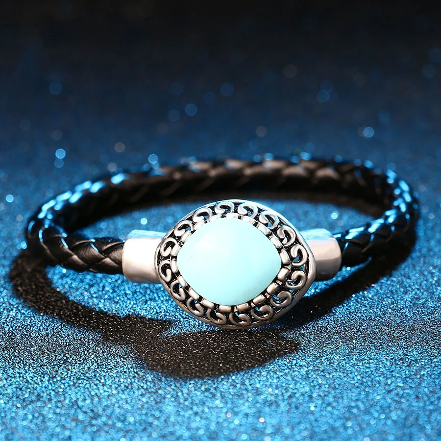 Новые турецкие Синие Ювелирные изделия винтажные очаровательные плетеные