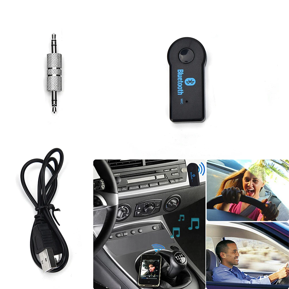 Универсальный 3 5 мм Автомобильный Bluetooth V3.0 Аудио музыкальный приемник адаптер