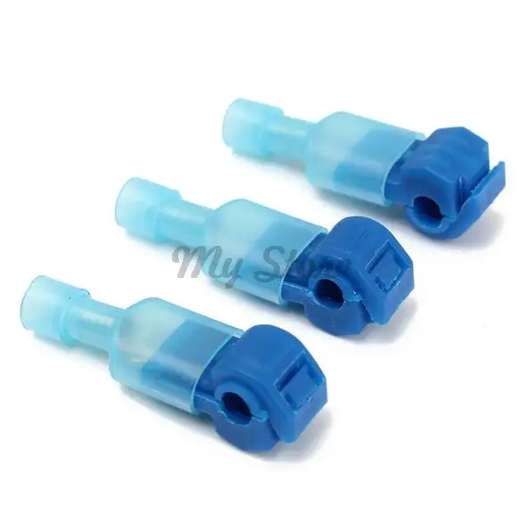 10 шт. синие быстроразъемные клеммы для проводов и штекерные соединители 2 5-4 0 мм