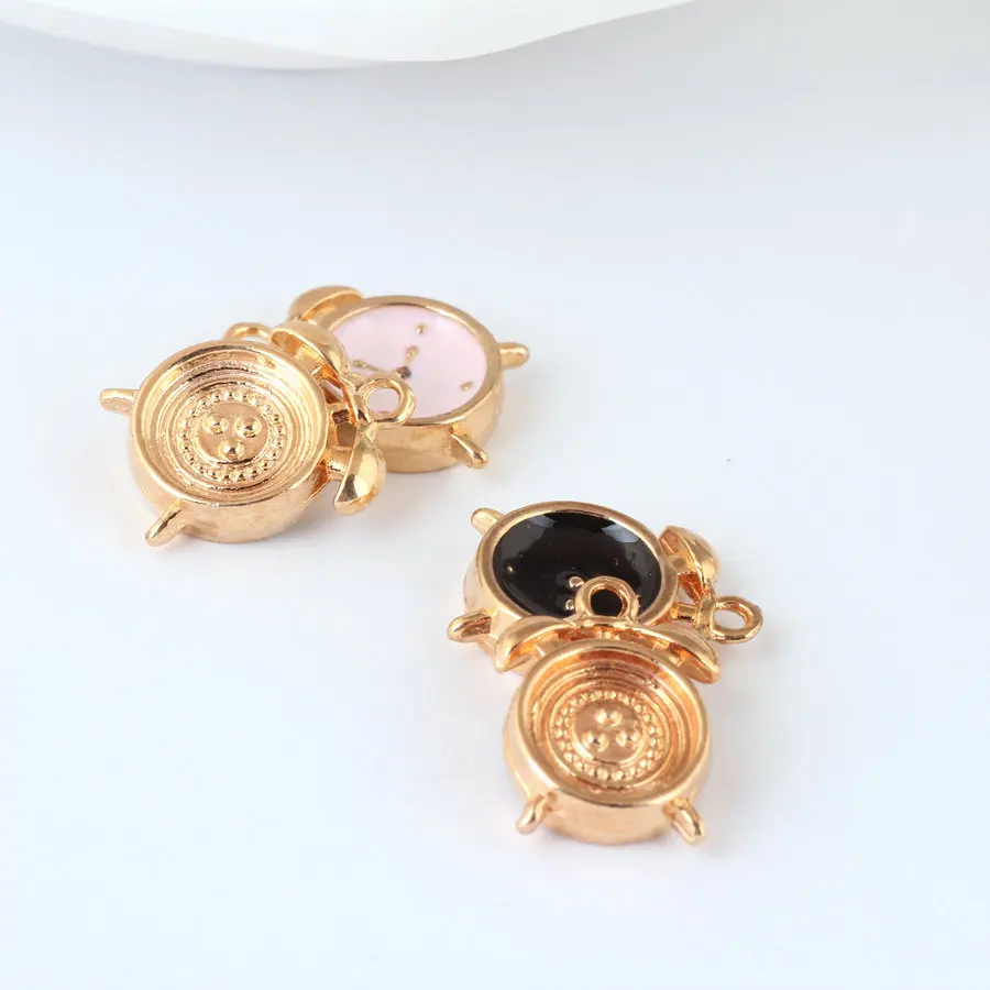 10 шт./лот 11*16 мм 3D будильник кулон аксессуары сплав подвески | Шармы