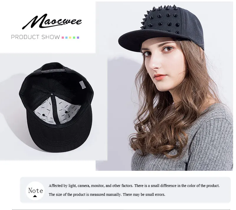 Унисекс панк шляпа с рисунком ежа личность Джаз Snapback шип шипованные заклепки Шипованные бейсбольная кепка для хип-хоп Рок танец бонс папа шляпы