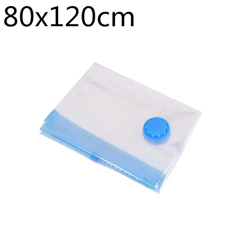 1pc 80x120cm Hoomall вакуумный мешок для хранения одежды мешок с клапаном прозрачная граница складной сжатый органайзеры Экономия пространства уплотнения пакет - Цвет: 1pc 80x120cm
