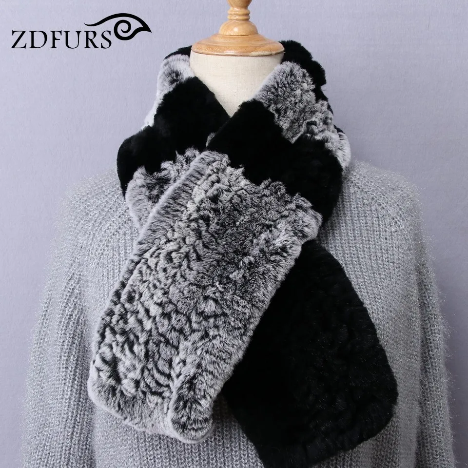 ZDFURS * 2017 новые корейские женские зимние длинные вязаные шарфы из натурального