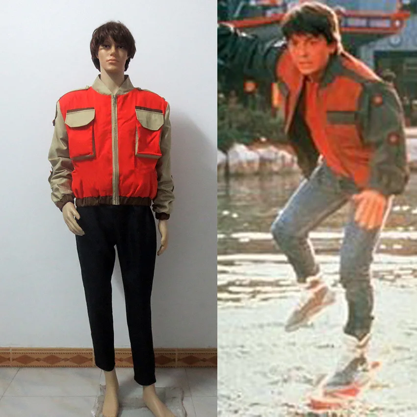 Костюм для косплея Назад в будущее часть 2 Марти Мак мухи изготовленный на заказ