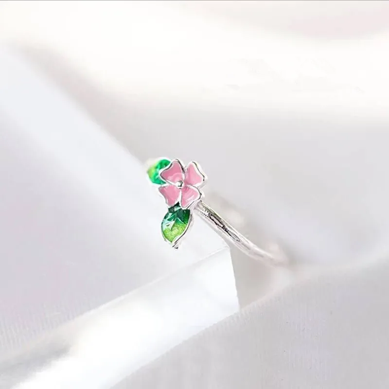 Женское кольцо на палец Anillos Anel оригинальное из 100% свежего цветка с листьями