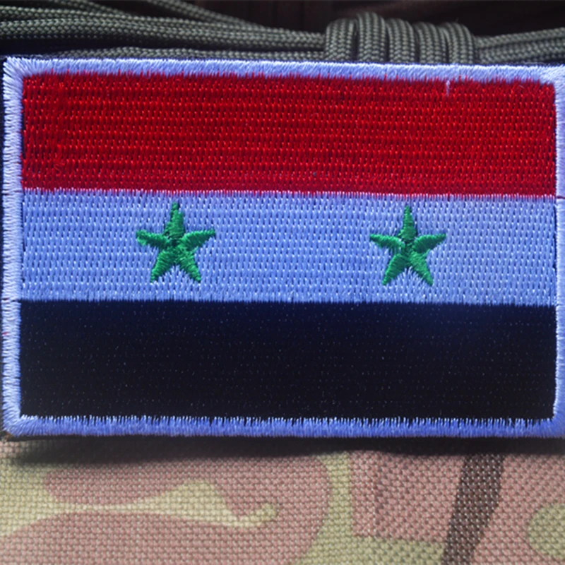 1 шт. тканевая нашивка Iran Kazakhstan syri Kuwait Kenya Flag patch ПРИШИТАЯ нарукавная нашивка для одежды наклейка на рюкзак DIY аксессуары