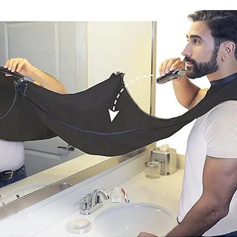 1 шт. фартук для бороды накидка бритья обрежьте бороду за считанные минуты без