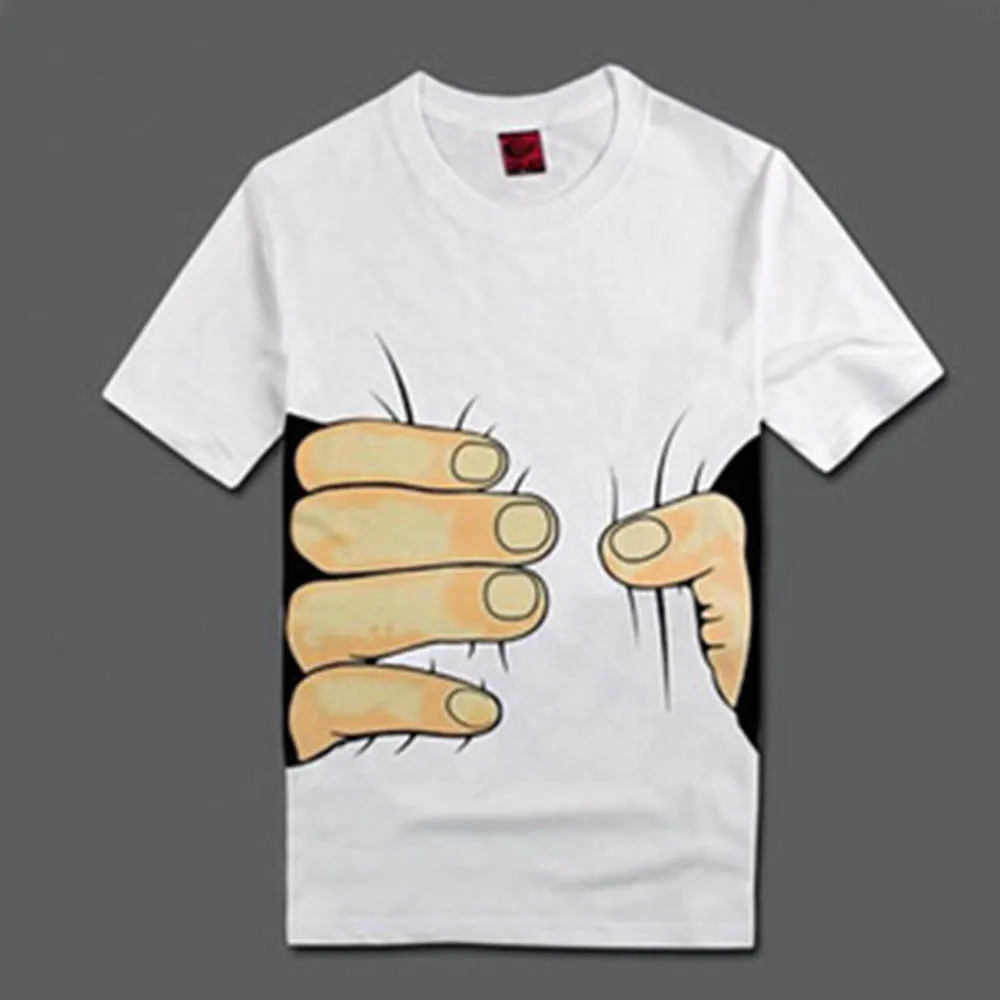 Летняя Хлопковая мужская футболка с принтом большой руки|men t-shirt|shirts big mansummer shirt men