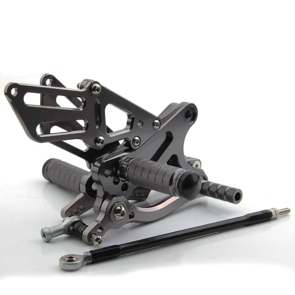 CNC титановые алюминиевые регулируемые Задние подножки для Yamaha YZF-R1 YZF R1 2009 2010 2011 2012 2013